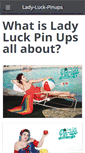 Mobile Screenshot of lady-luck-pinups.com